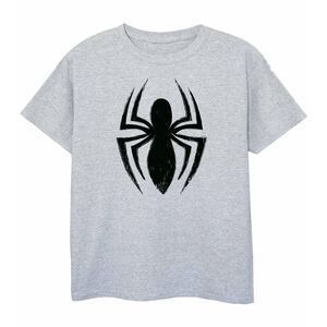 Spider-Man Boys Ultimate Logo T-Shirt / Sports Grey